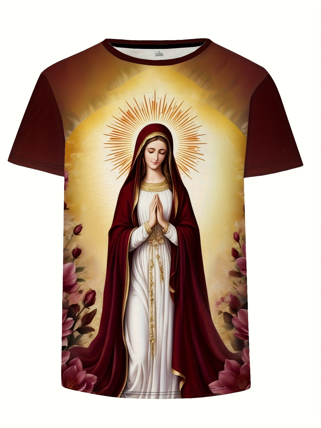 Camiseta Nossa Senhora – Devoção, Beleza e Proteção no Seu Dia a Dia