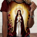 Camiseta Nossa Senhora – Devoção, Beleza e Proteção no Seu Dia a Dia