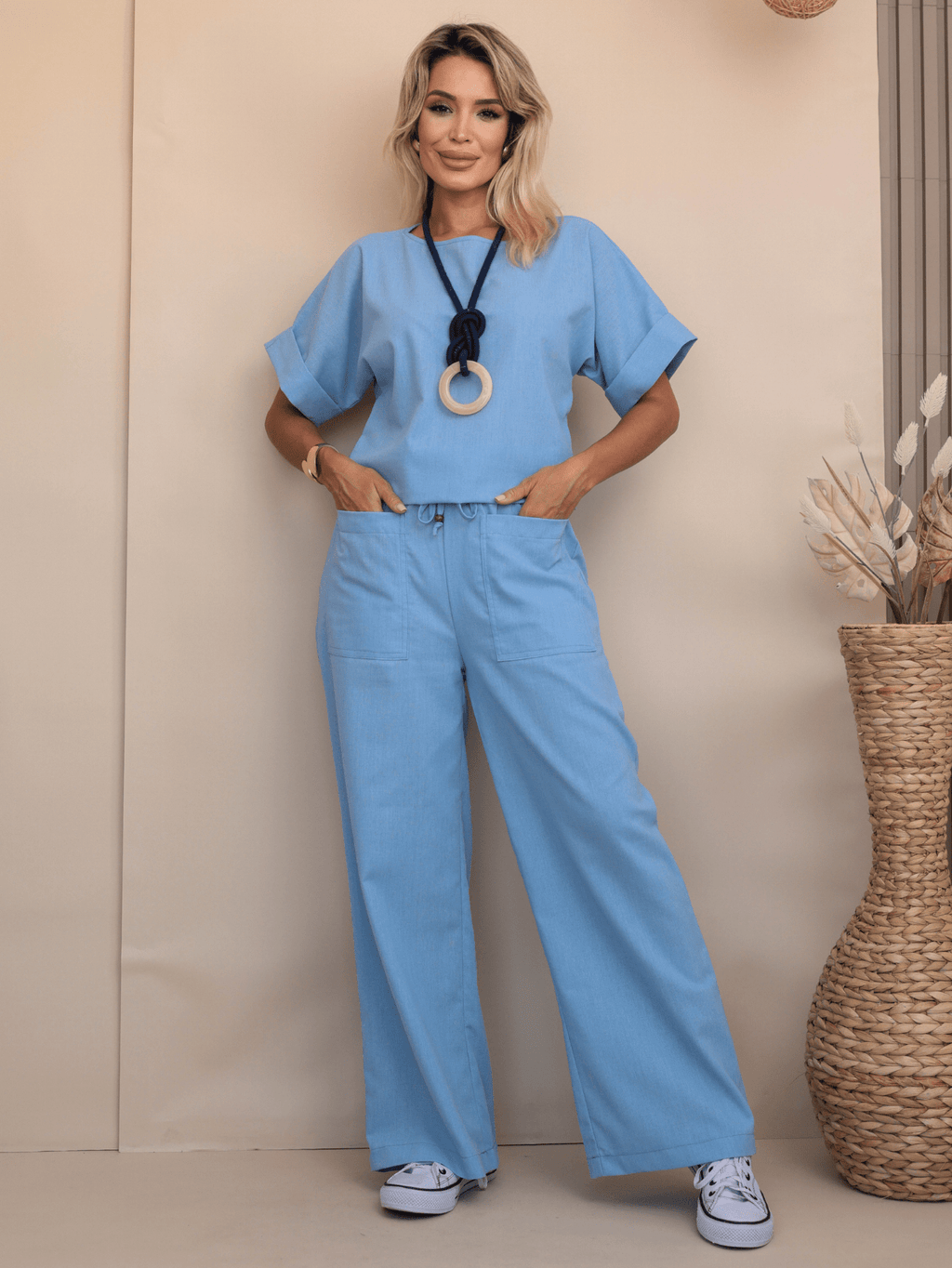 Conjunto Feminino de Linho