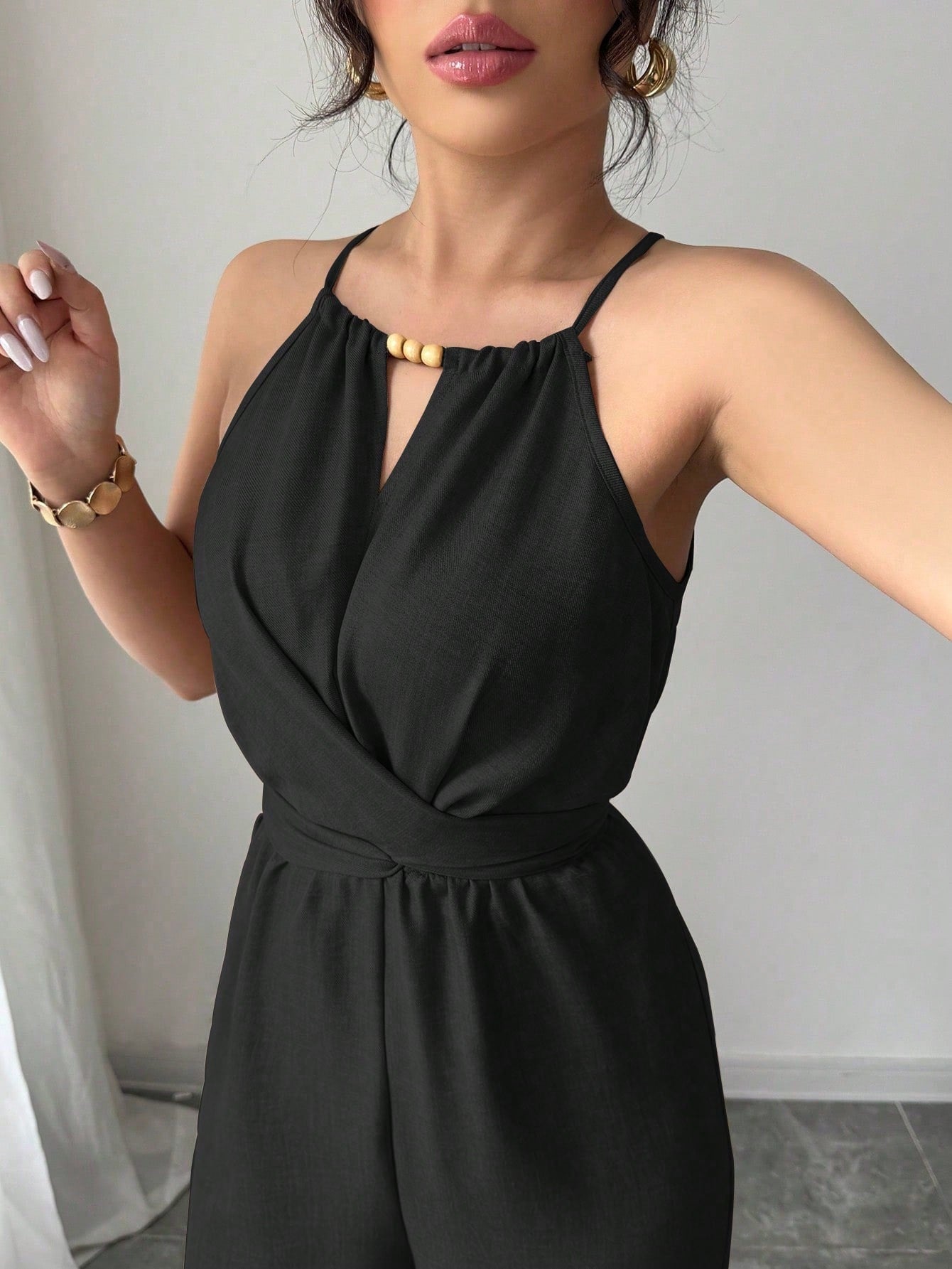 Macacão Longo Feminino sem Manga