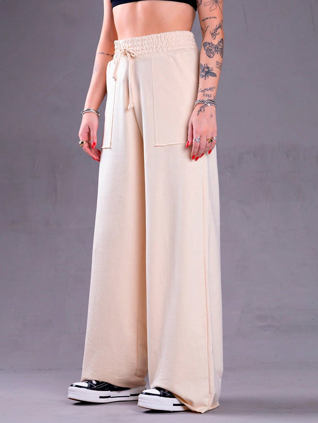 Calça Pantalona Feminina Moletinho