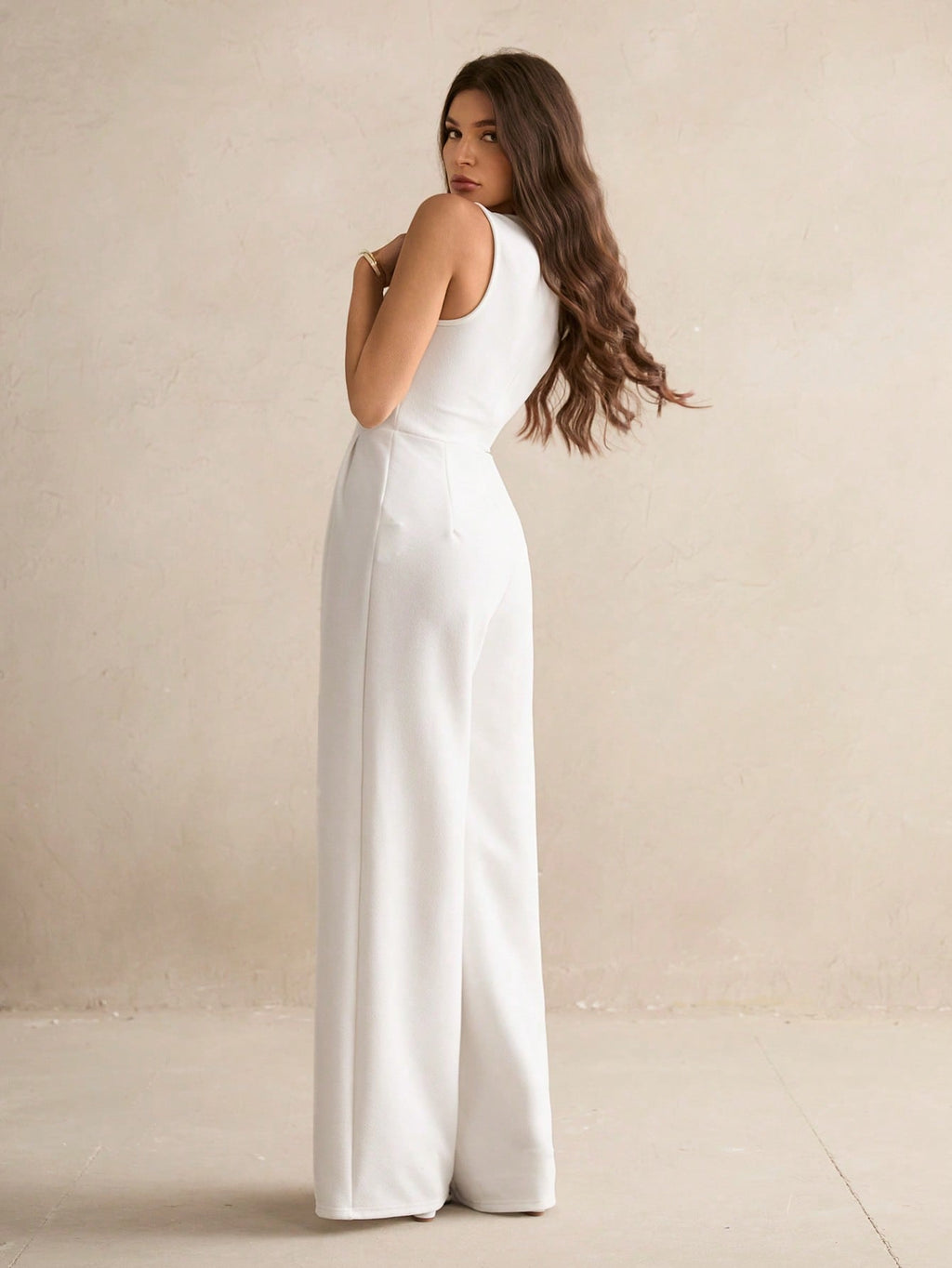 Macacão Feminino Elegante Regata Pantalona