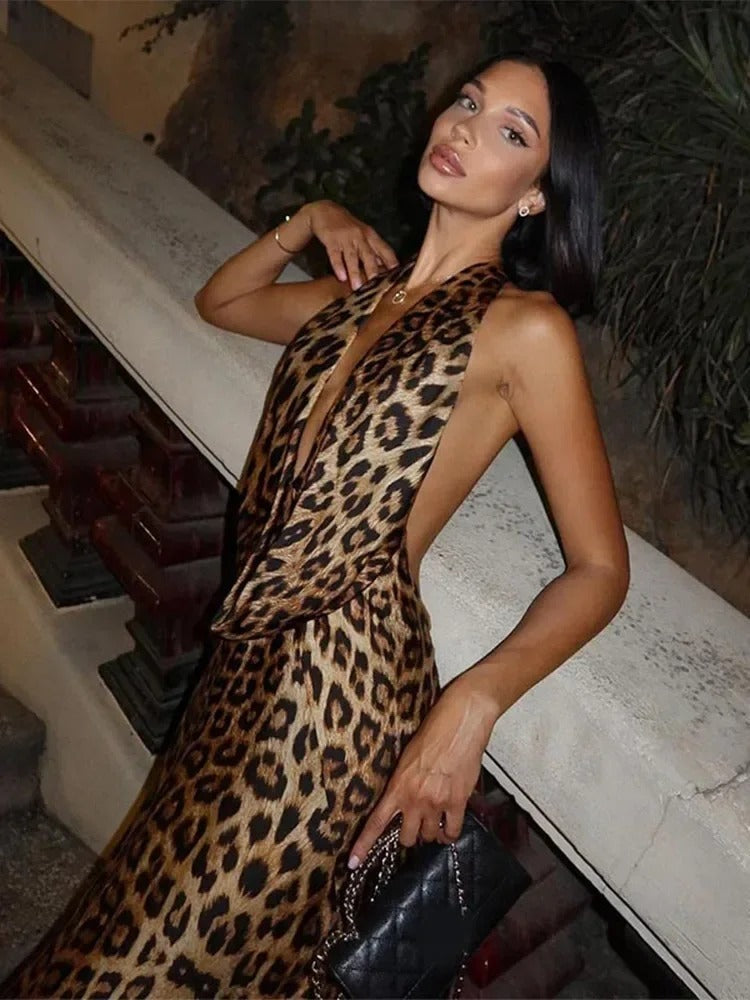 Vestido Estampado - Leopard