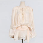 Vestido Feminino Acetinado Plissado -  Izuke