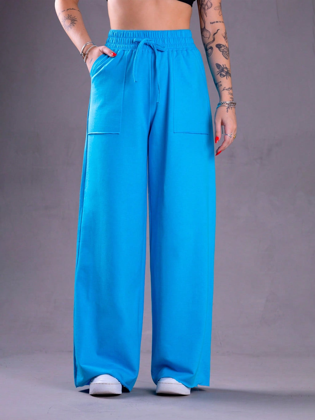 Calça Pantalona Feminina Moletinho