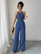 Macacão Longo Feminino sem Manga