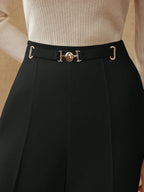 Calça Pantalona Feminina Alfaiataria Elegante