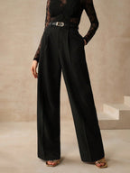 Calça Pantalona Feminina de Alfaiataria Elegante