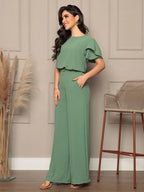 Conjunto Feminino Blusa e Calça Pantalona