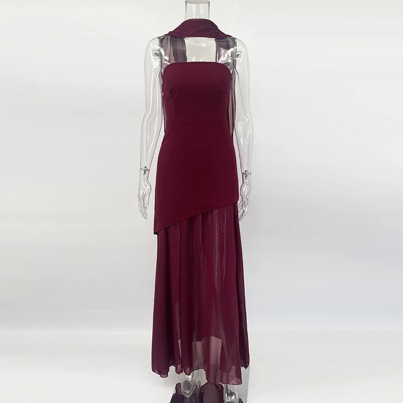 Vestido Feminino Elegante Longo - Donna