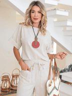 Conjunto Feminino de Linho