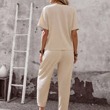 Conjuntos Feminino Blusa e Calça de Viscose