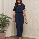 Conjunto Feminino Calça e Blusa Confortável com Elástico