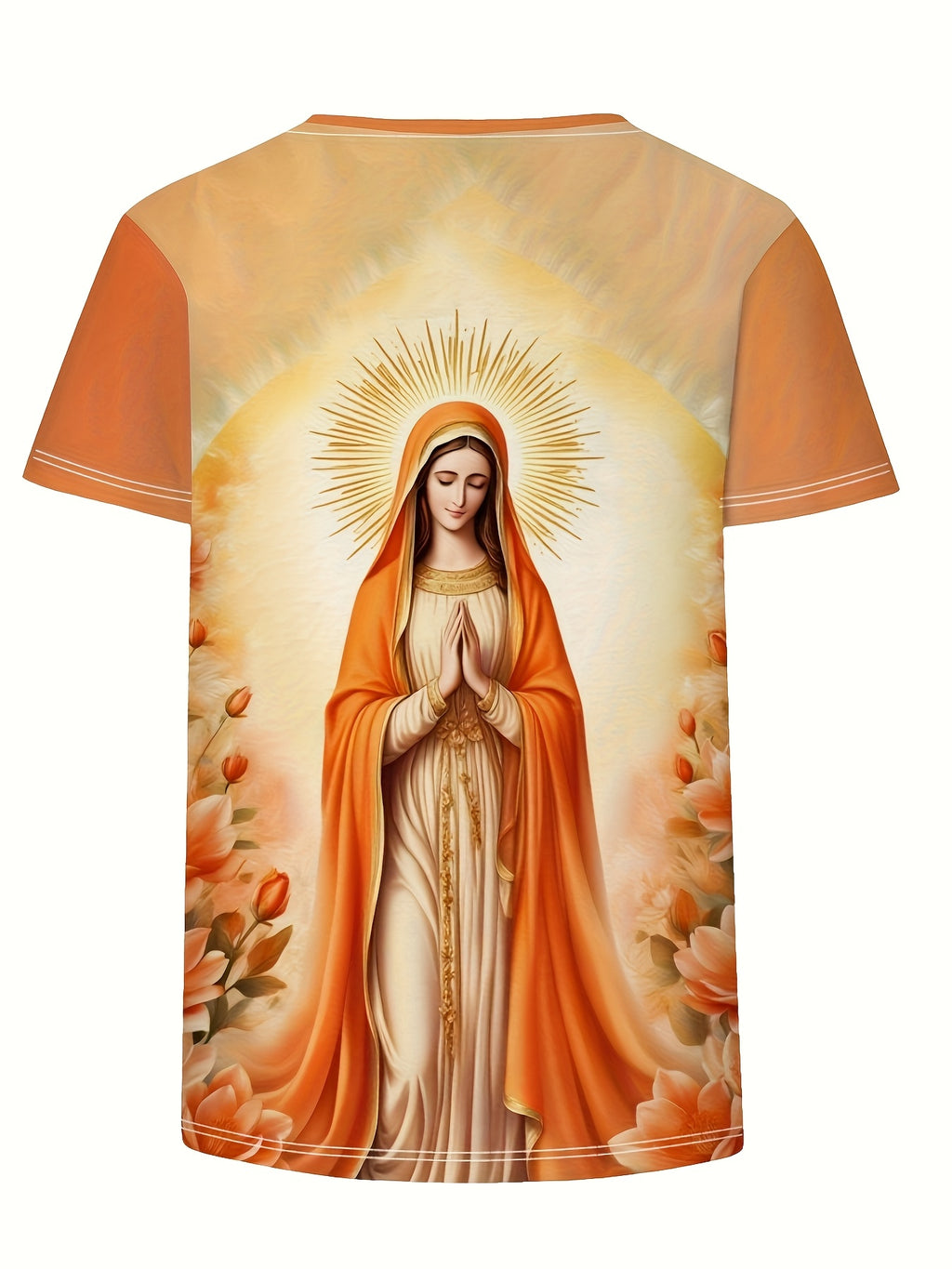 Camiseta Nossa Senhora – Devoção, Beleza e Proteção no Seu Dia a Dia