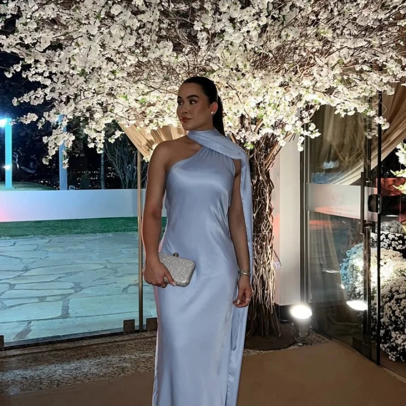 Vestido Longo Elegante com Alça de Fita – Lolita