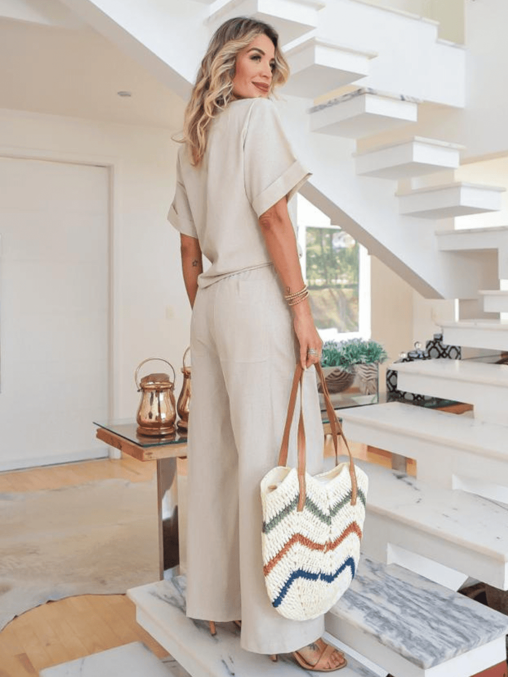 Conjunto Feminino de Linho