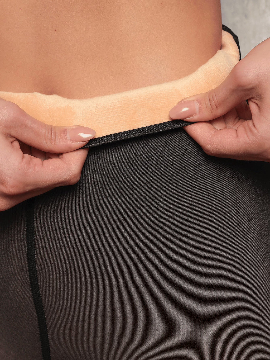 Meia Calça Peluciada Feminina Translúcida