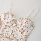 Vestido Feminino Midi Renda - Mavie