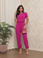 Conjunto Feminino Calça e Blusa Confortável com Elástico