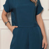 Conjunto Feminino Alfaiataria Blusa e Short