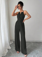 Macacão Longo Feminino sem Manga