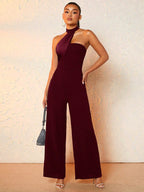 Macacão Feminino Elegante Assimétrico