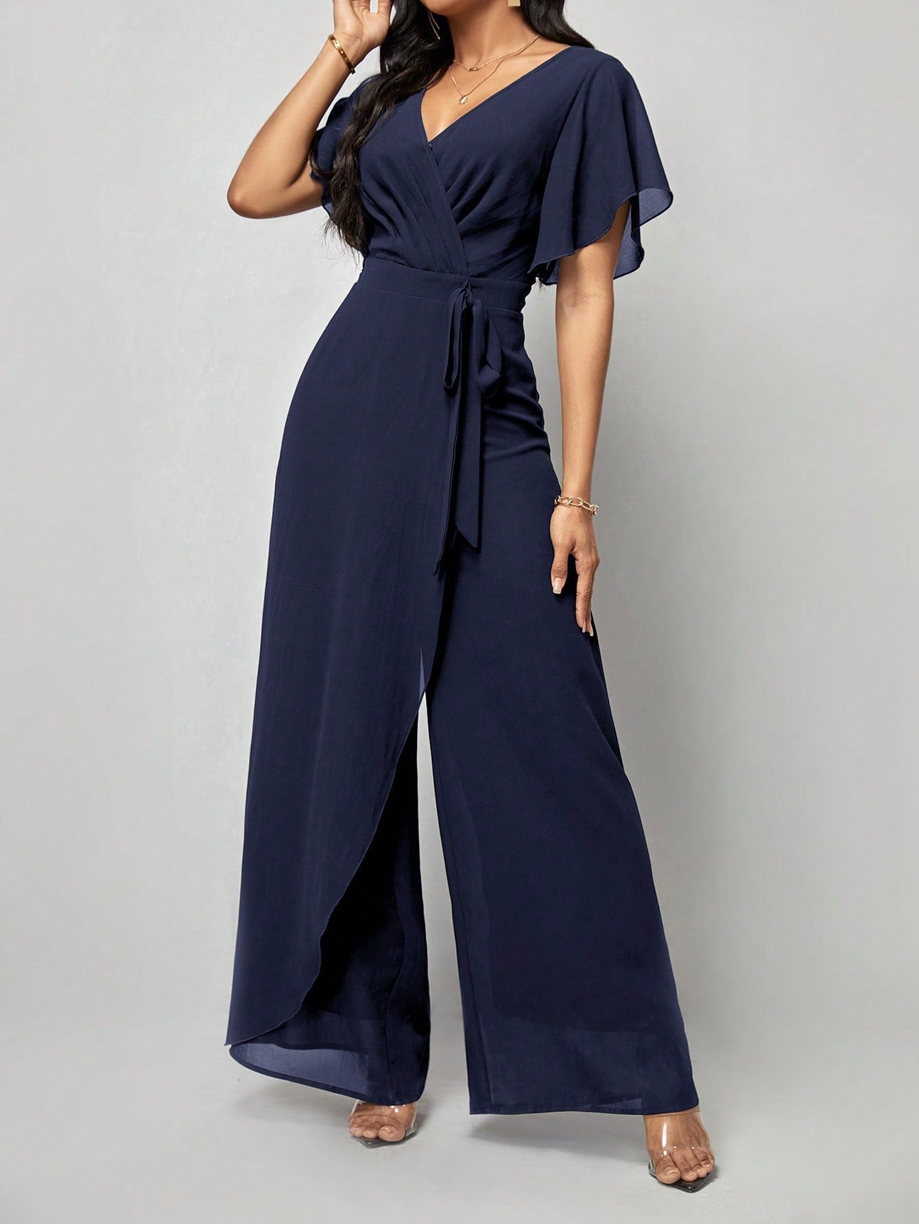 Macacão Feminino Longo Liso