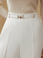 Calça Pantalona Feminina Alfaiataria Elegante