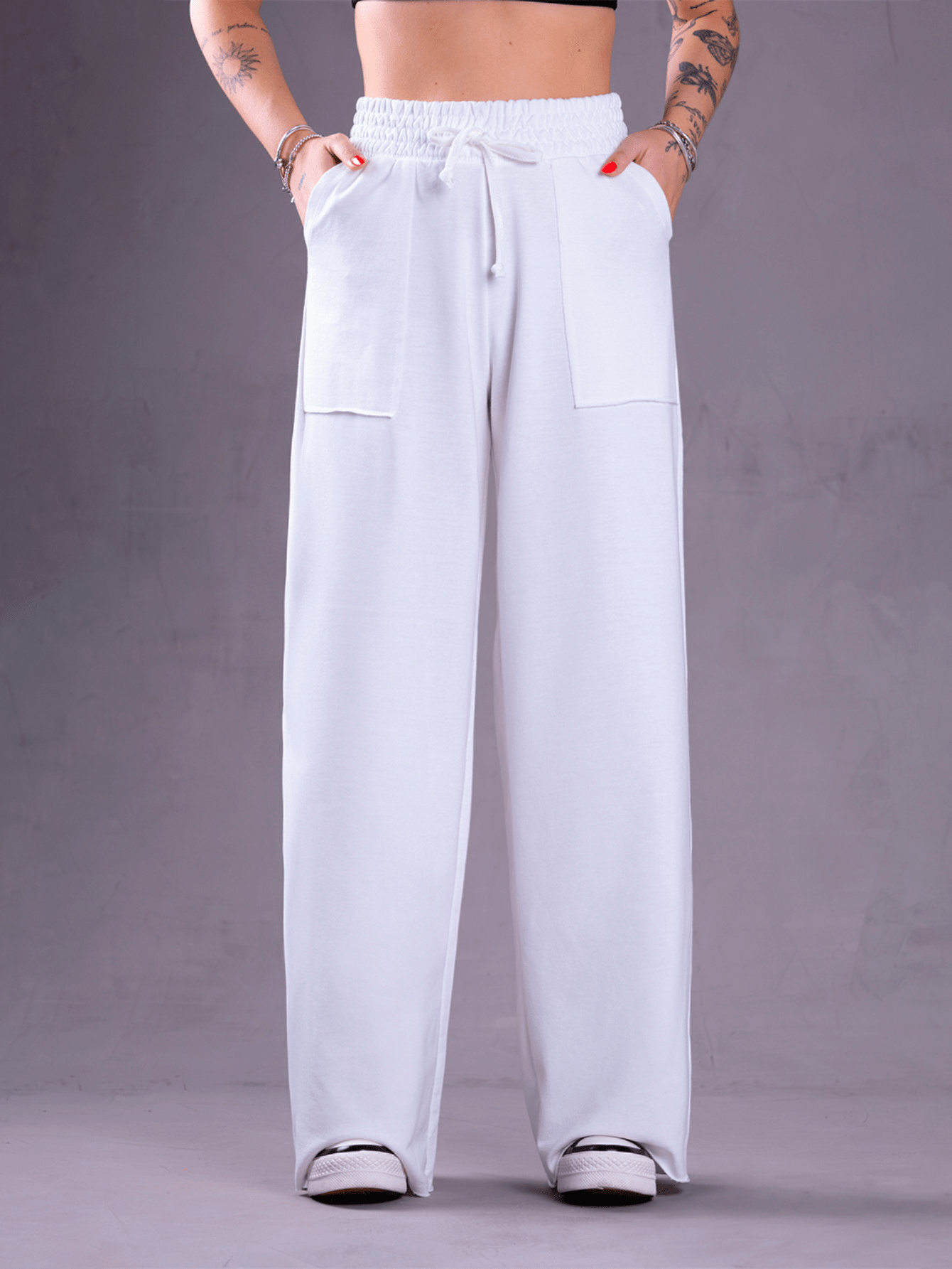 Calça Pantalona Feminina Moletinho