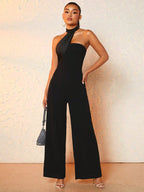 Macacão Feminino Elegante Assimétrico