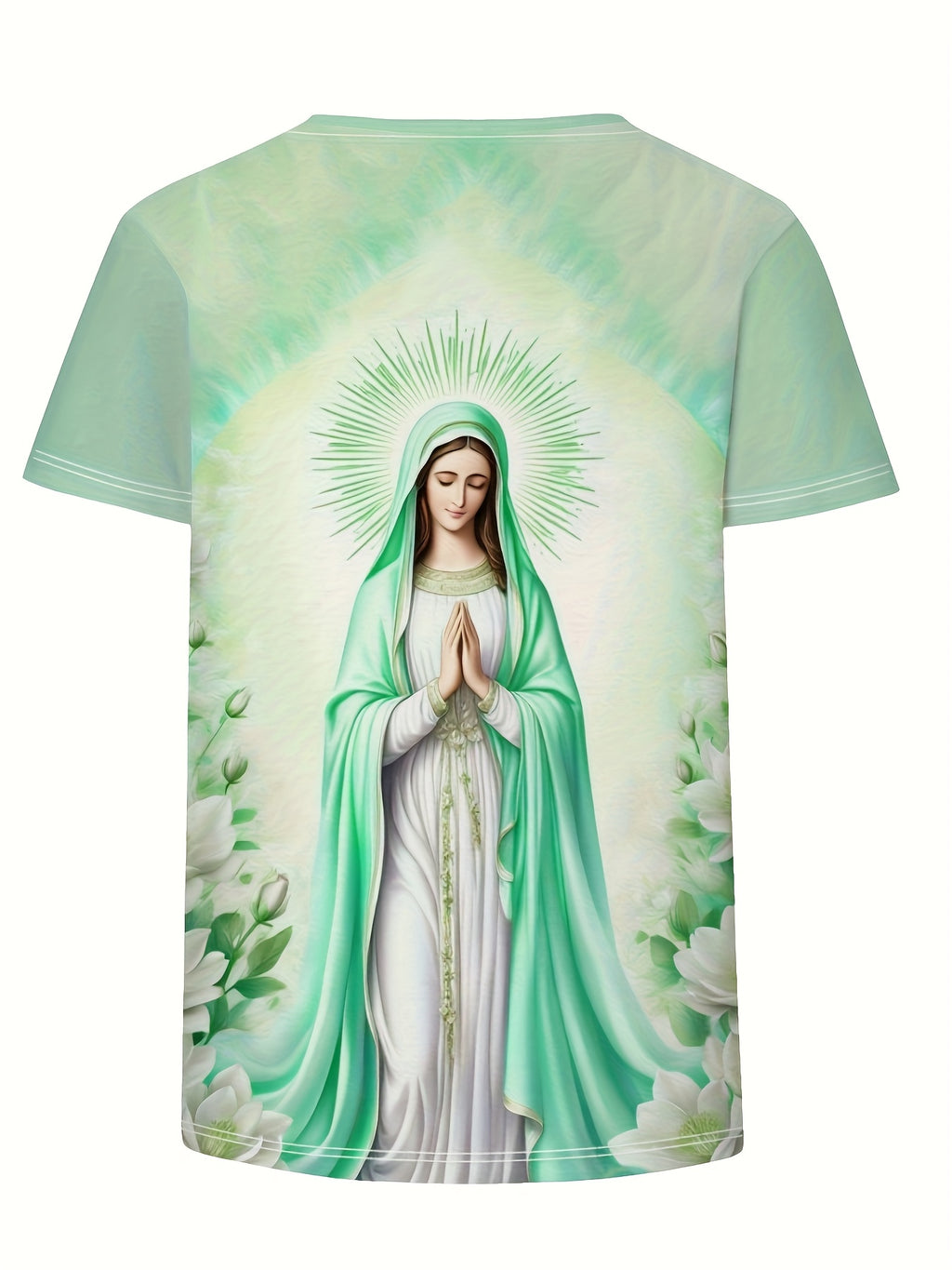 Camiseta Nossa Senhora – Devoção, Beleza e Proteção no Seu Dia a Dia