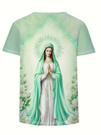 Camiseta Nossa Senhora – Devoção, Beleza e Proteção no Seu Dia a Dia