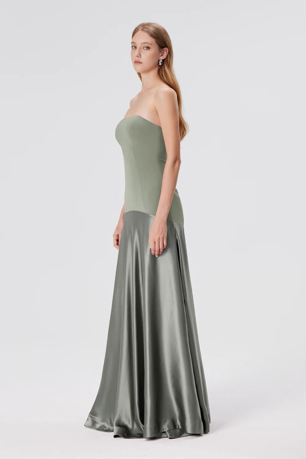 Vestido Tomara que Caia Aura – Cinza Glacial