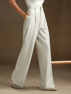 Calça Pantalona Feminina de Alfaiataria Elegante