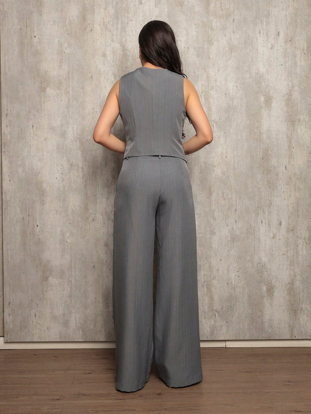 Conjunto Feminino Alfaiataria Calça e Colete