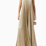 Vestido Feminino Sem Alças Dourado