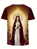 Camiseta Nossa Senhora – Devoção, Beleza e Proteção no Seu Dia a Dia