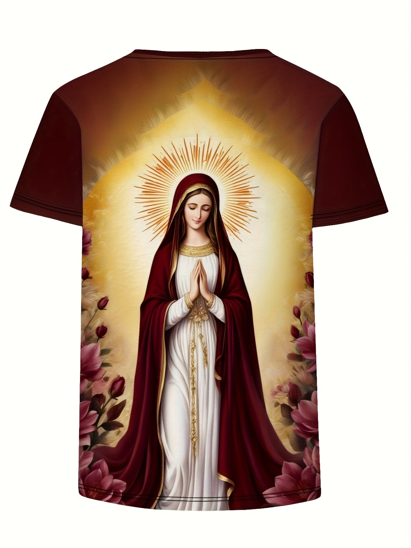 Camiseta Nossa Senhora – Devoção, Beleza e Proteção no Seu Dia a Dia