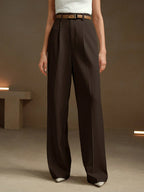 Calça Pantalona Feminina de Alfaiataria Elegante