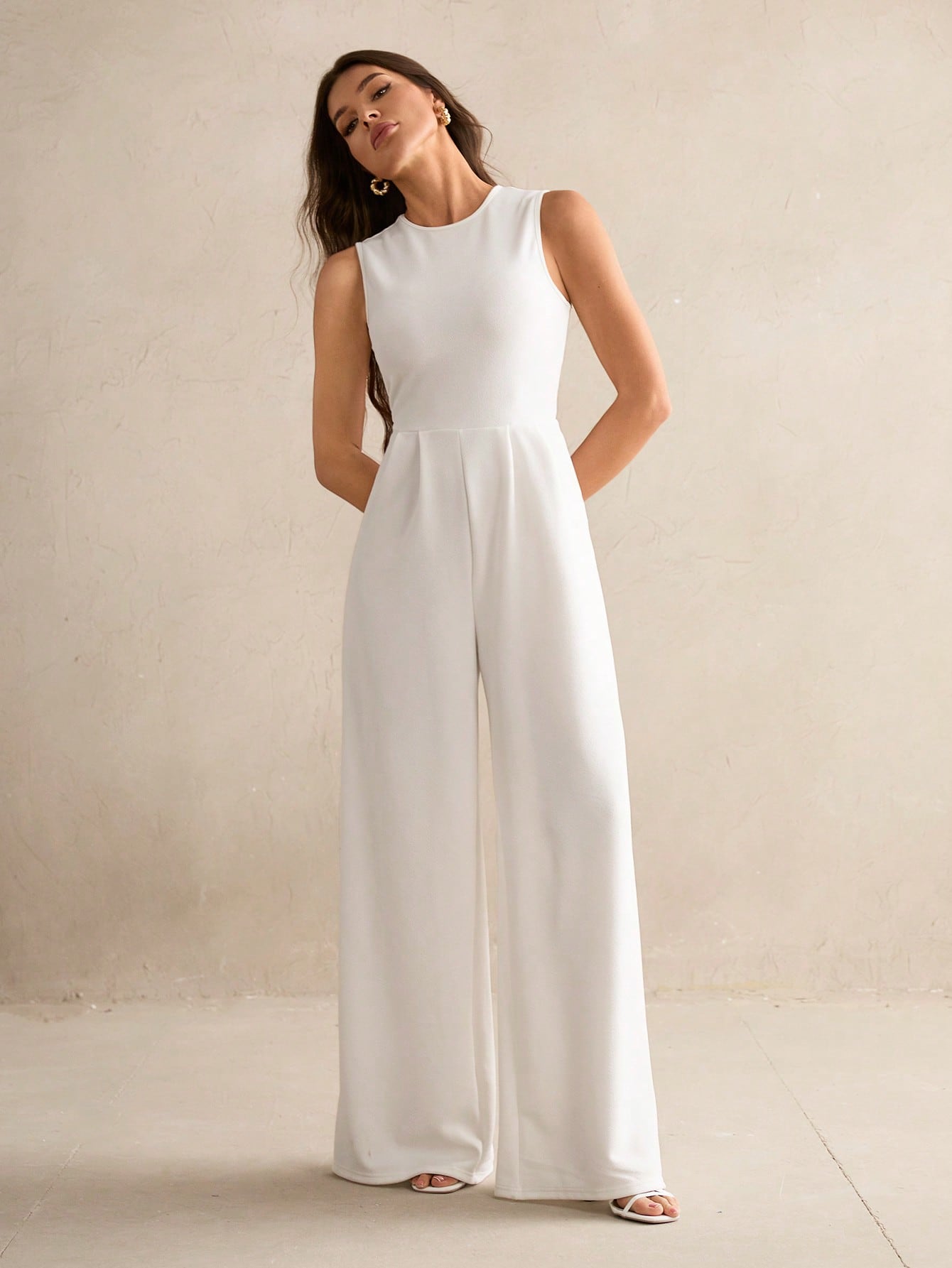 Macacão Feminino Elegante Regata Pantalona